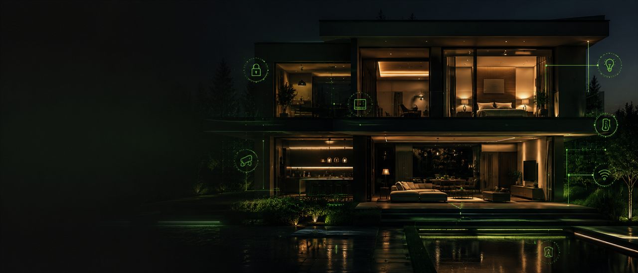 Casa inteligente con automatización