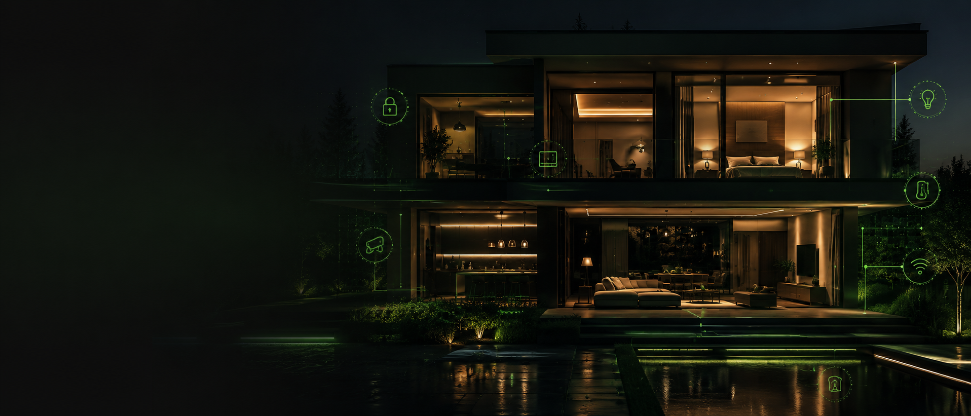 Casa inteligente con automatización